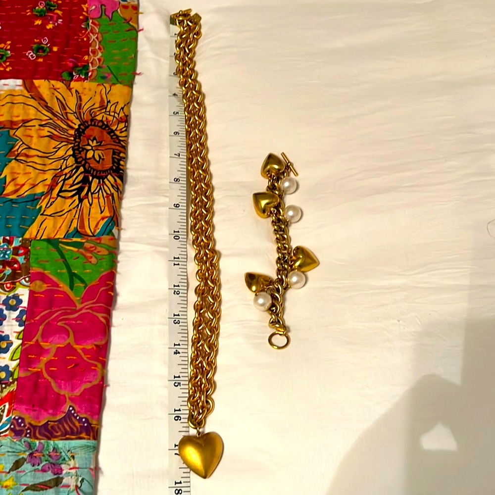 Anne Klein chunky necklace and bracelet